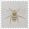 Sophie Allport Gold Bees Cream Curtain