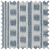 Teal Mosaic Stripe Curtain