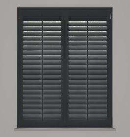 Black Grey Full Height Shutter