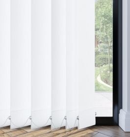 Raya White Replacement Vertical Slats