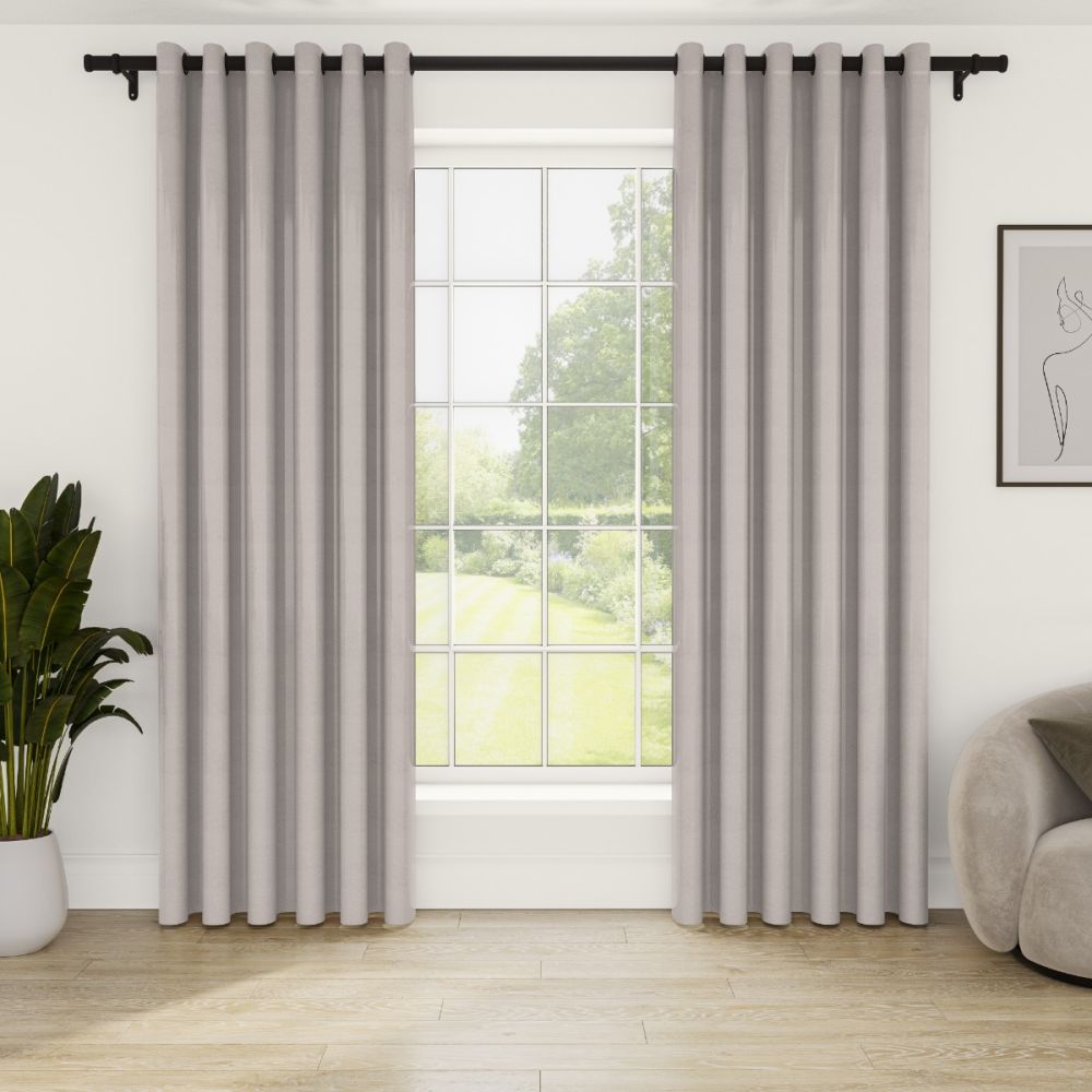 Sylk Mushroom Eyelet Curtains Swift Direct Blinds