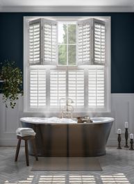 Silk White Tier on Tier Shutter