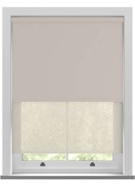 Como Harmony and Nico Beige  Double roller Blind
