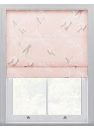 Laura Ashley Animalia Blush Roman Blind