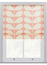 Orla Kiely Jumbo Solid Stem Pink Roman Blinds
