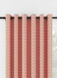 Orla Kiely Linear Stem Bubblegum Eyelet Curtain
