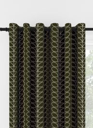 Orla Kiely Linear Stem Kelp Eyelet Curtain