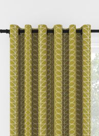 Orla Kiely Linear Stem Seagrass Eyelet Curtain