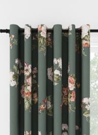 Laura Ashley Rosemore Fern Eyelet Curtain