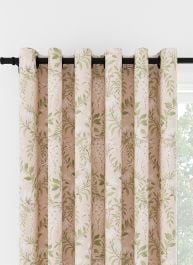 Laura Ashley Parterre Blush Eyelet Curtain