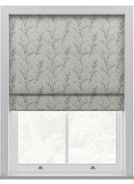 Laura Ashley Pussy Willow Embroidery Steel Roman Blind
