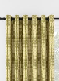 Orla Kiely Tiny Stem Seagrass Eyelet Curtain
