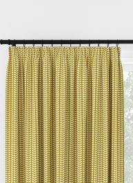 Orla Kiely Tiny Stem Seagrass Pencil Pleat Curtain