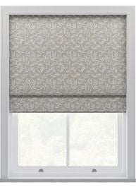 Laura Ashley Willow Leaf Chenille Natural Roman Blind
