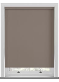 Bella Blackout Mocha Brown Twist Roller Blind