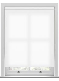 Mia White Twist Roller Blind