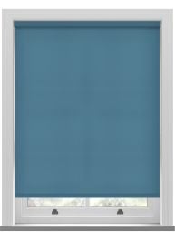 Splash Smoke Blue Twist Roller Blind