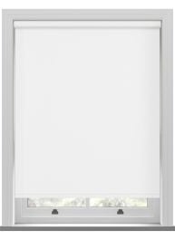 Unicolour White Twist Roller Blind