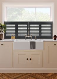 Black Grey Cafe Shutter