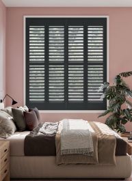 Black Grey Full Height Shutter