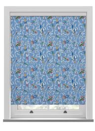 Cath Kidston Rocket Mid Blue Roller Blind