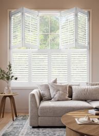 Vivid White Tier on Tier Shutter