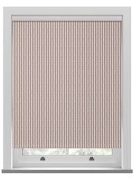Emily Bond Oscar Stripe Raspberry Roller Blind