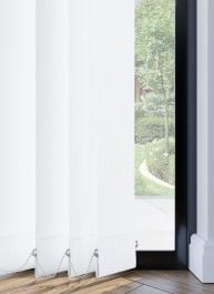 Raya White Replacement Vertical Slats