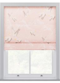 Laura Ashley Animalia Blush Roman Blind
