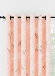 Laura Ashley Animalia Blush Eyelet Curtain