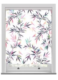 Sara Miller Bamboo White Roller Blind
