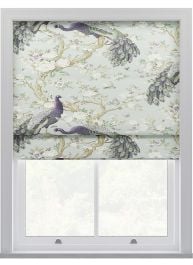 Laura Ashley Belvedere Duck Egg Roman Blind