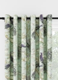 Laura Ashley Belvedere Duck Egg Eyelet Curtain