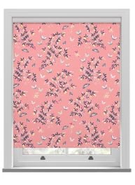 Sara Miller Butterflies & Trellis Peach Roller Blind