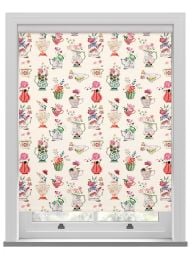 Cath Kidston Cups and Vases Cream Roller Blind