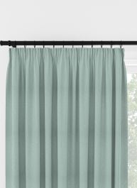 Laura Ashley Easton Grey Green Pencil Pleat Curtain