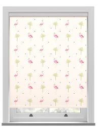 Sara Miller Flamingo Cream Roller Blind