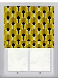 Orla Kiely Florida Yellow Roman Blinds