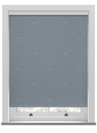 Sophie Allport Hare Teal Blue Roller Blind