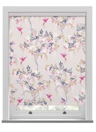 Sara Miller Hummingbird Oyster Roller Blind