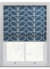 Orla Kiely Jumbo Linear Stem Marine Roman Blinds