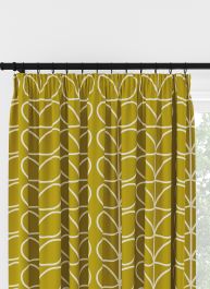 Orla Kiely Jumbo Linear Stem Seagrass Pencil Pleat Curtain