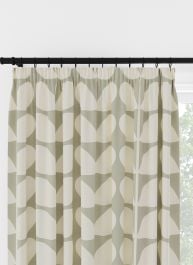 Orla Kiely Jumbo Solid Stem Pebble Pencil Pleat Curtain