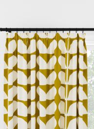 Orla Kiely Jumbo Solid Stem Seagrass Pencil Pleat Curtain