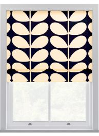 Orla Kiely Jumbo Solid Stem Whale  Roman Blinds