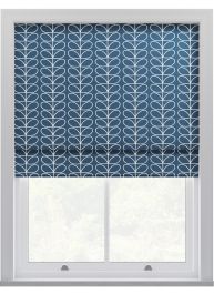 Orla Kiely Linear Stem Marine Roman Blinds