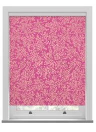 Sara Miller Little Leaves Fuchsia Roller Blind