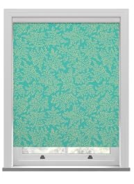 Sara Miller Little Leaves Green Roller Blind