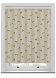 Emily Bond Marley Gold Roller Blind