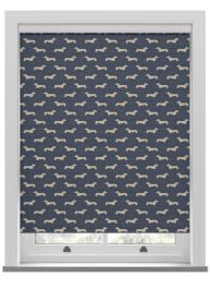 Emily Bond Peggy Indigo Roller Blind